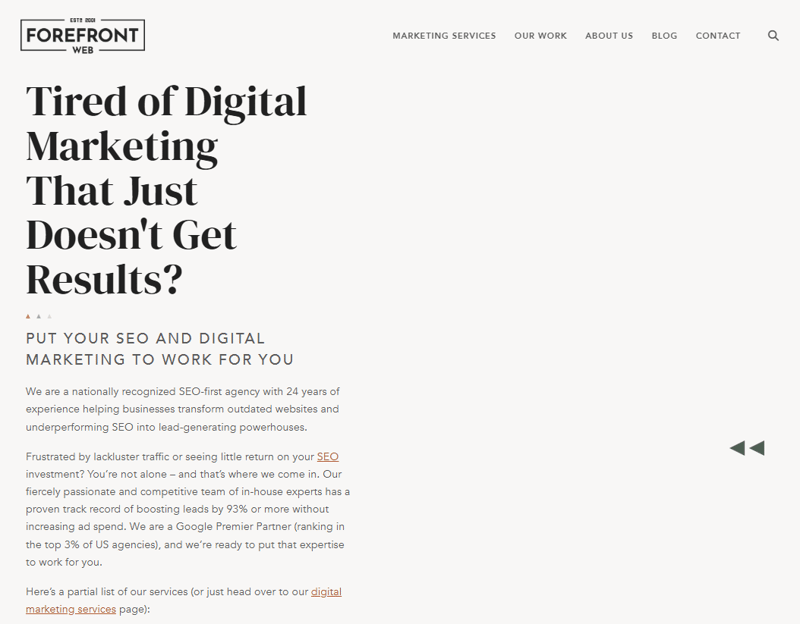 ForeFront Web